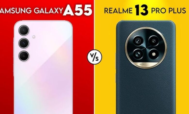 Perbandingan Samsung Galaxy A55 5G dan Realme 13 Pro+, Cari Tahu Sebelum Membeli